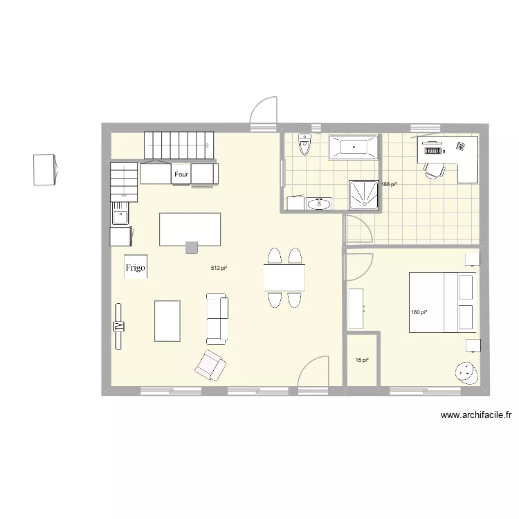 Ste Madeleine. Plan de 4 et 81 m² Ste Madeleine. Plan de 4 et 81 m²