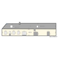 plan maison facade sud