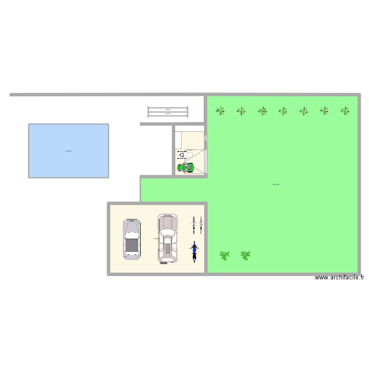 pl6. Plan de 6 pièces et 416 m2