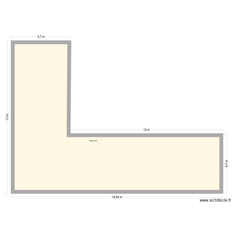 contenairs maison. Plan de 1 pièce et 98 m2
