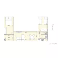 Plan Contenaire 6 + 12, 4-6 pers