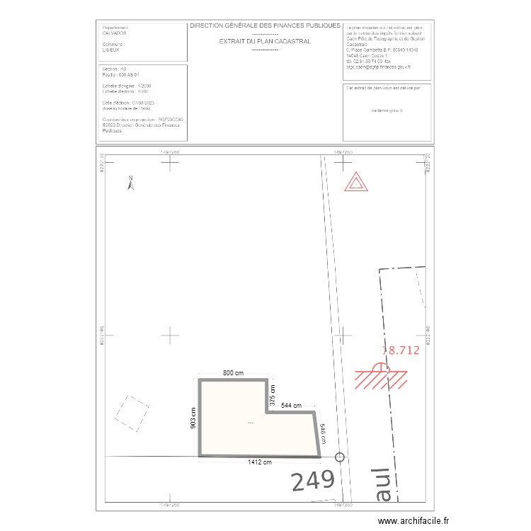 Plan1. Plan de 0 pièce et 0 m2