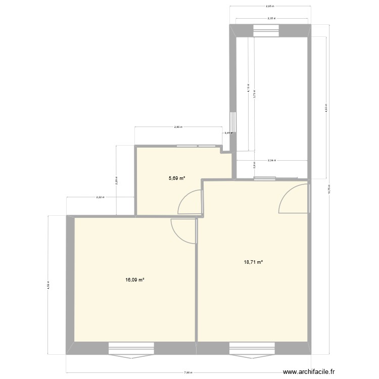 appartr. Plan de 0 pièce et 0 m2