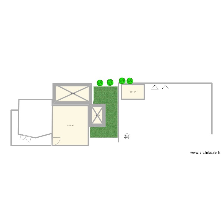 port chaumot chitry Association Plaisance. Plan de 4 pièces et 19 m2