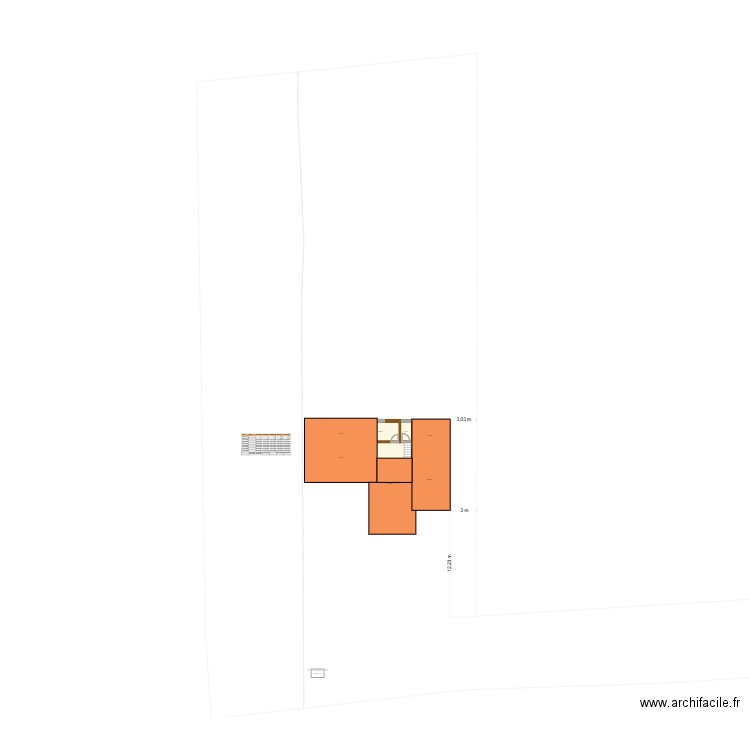 maison sansan. Plan de 9 pièces et 149 m2