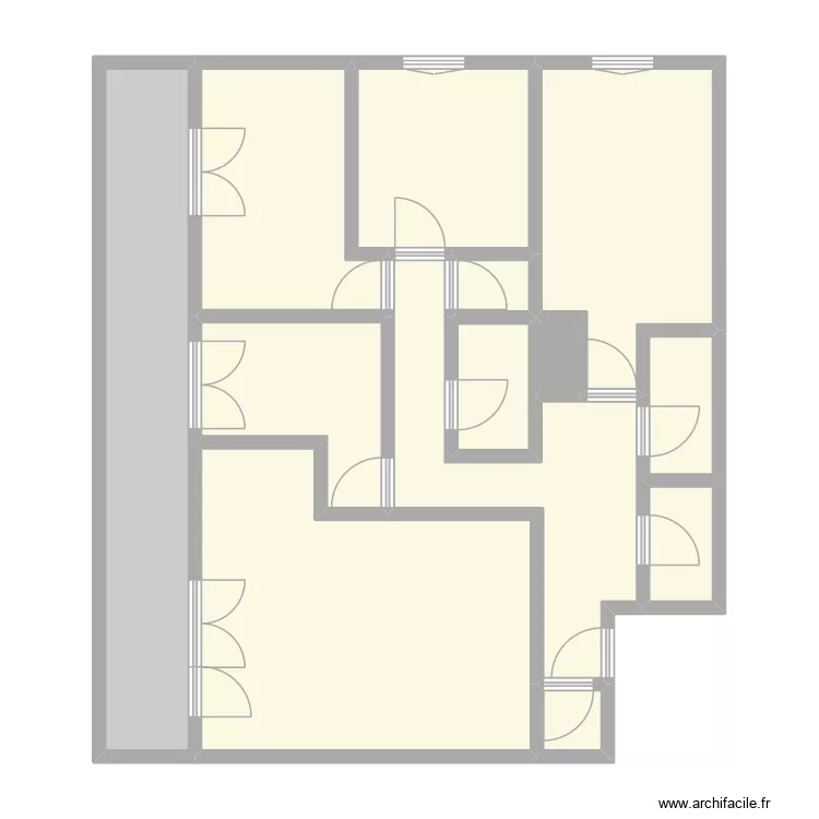 CORBIN - SOTTEVILLE LES ROUEN. Plan de 13  et 91 m²