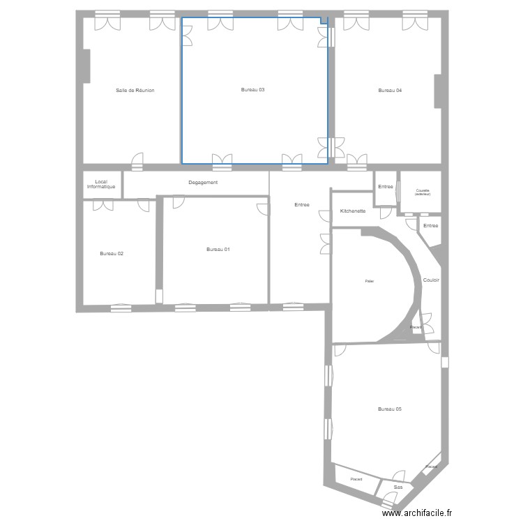 780807931-PARIS-SNCMADELEINE-CROQUIS. Plan de 11 pièces et 463 m2