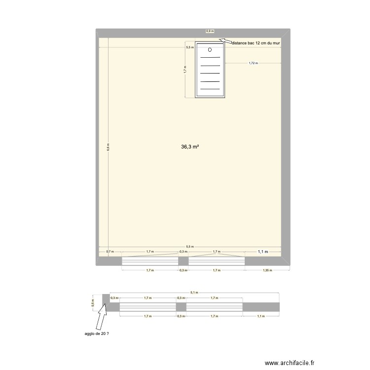 nhinterieur v. Plan de 1 pièce et 36 m2