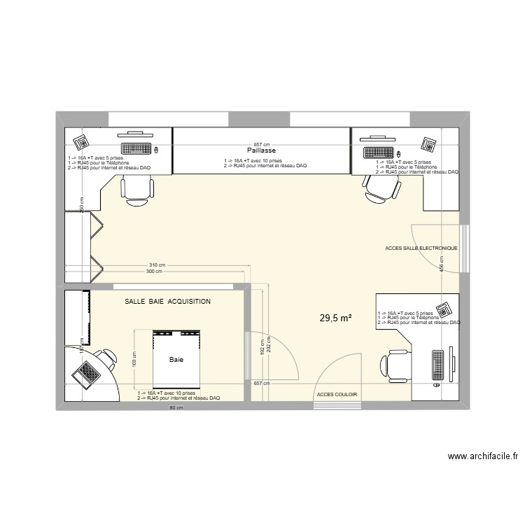 SALLE FASTER. Plan de 0 pièce et 0 m2
