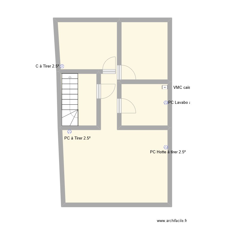 Appart N°5 Cambrai. Plan de 0 pièce et 0 m2