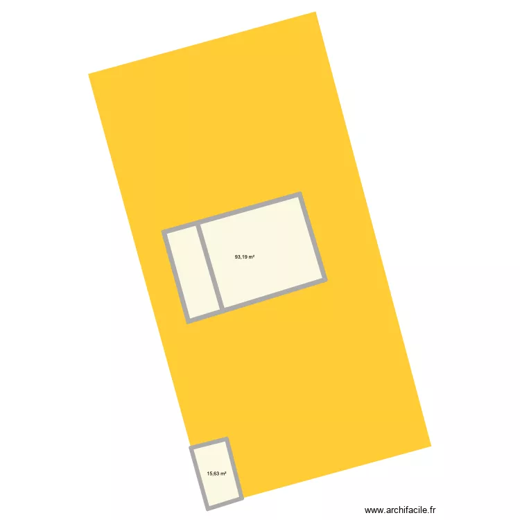 6 GCL. Plan de 2  et 109 m²
