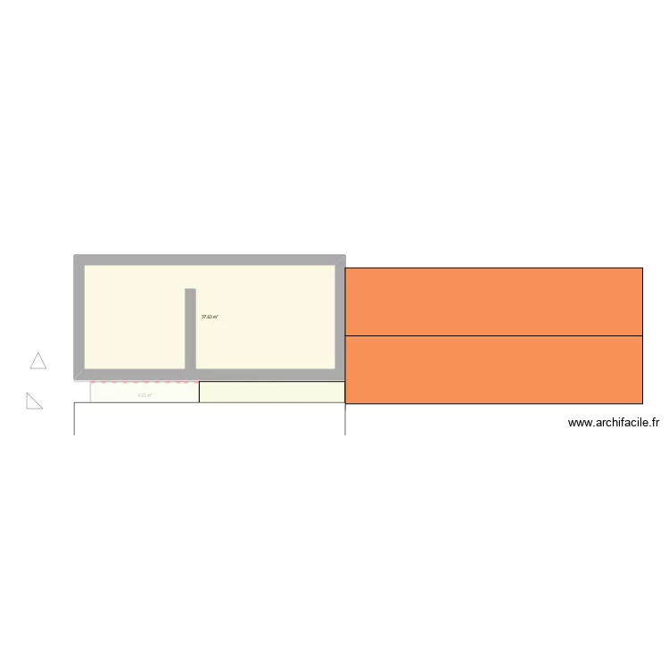 fade 13 claude violet. Plan de 4  et 119 m²