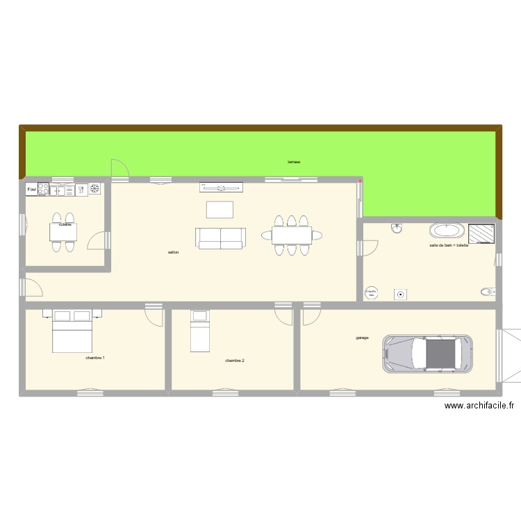 maison 1. Plan de 0 pièce et 0 m2