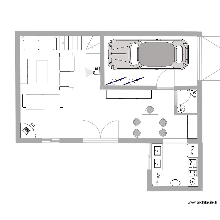 Travaux Aménagement Grange Boigneville. Plan de 0 pièce et 0 m2