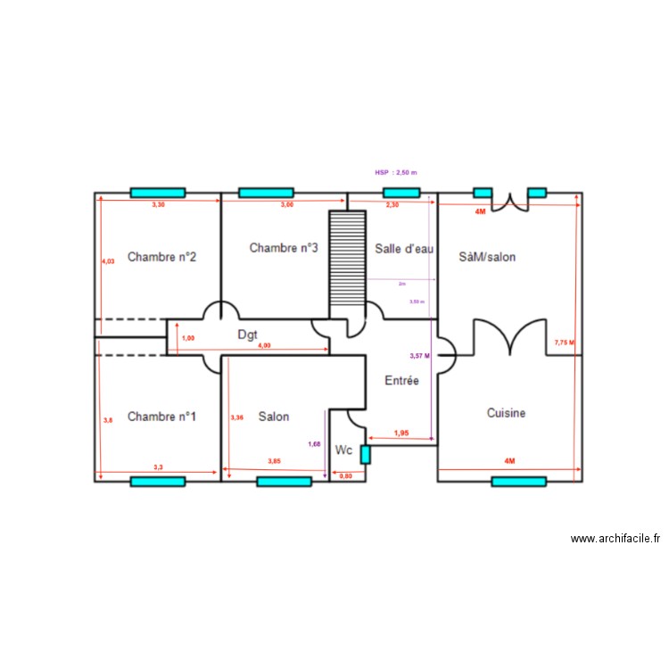 ROSE. Plan de 0 pièce et 0 m2