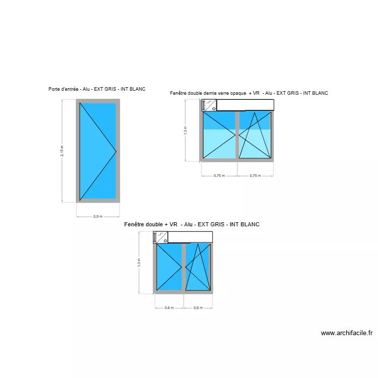 Hastir denis. Plan de 5  et 4 m²