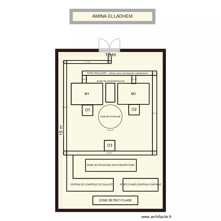 AMINA ELLADHEM. Plan de 