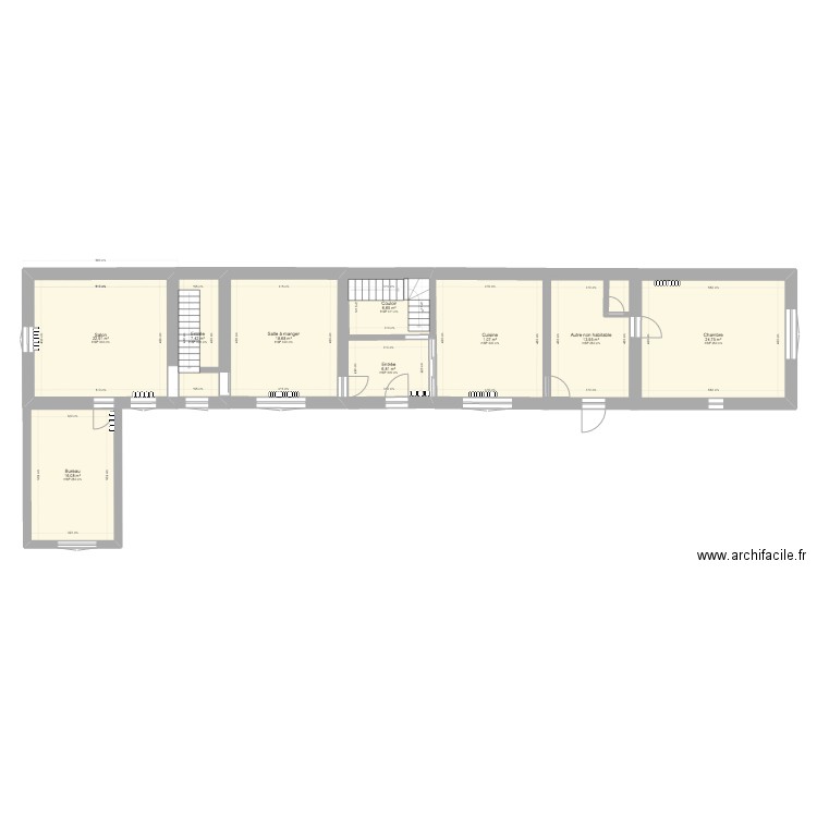 maison renov. Plan de 0 pièce et 0 m2