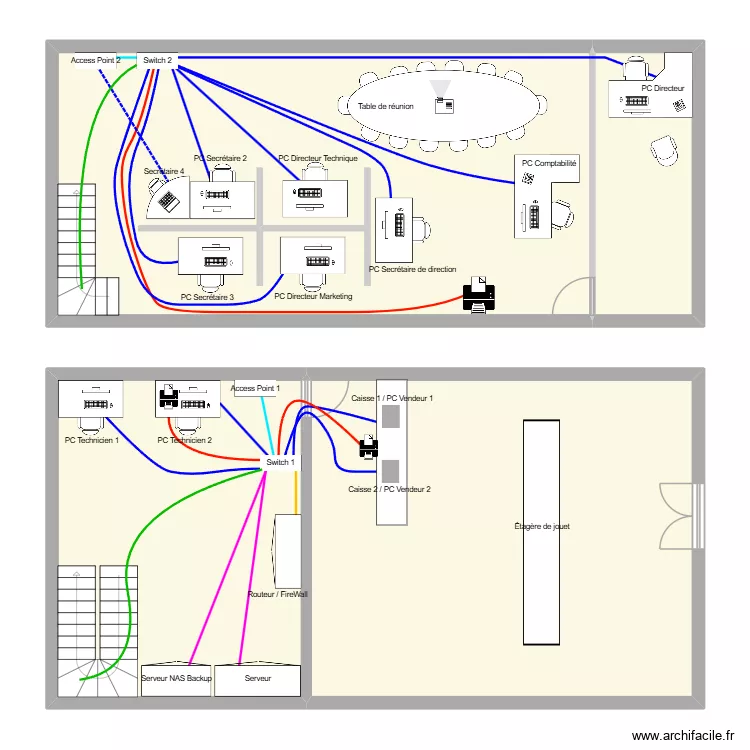 117. Plan de 4  et 166 m²