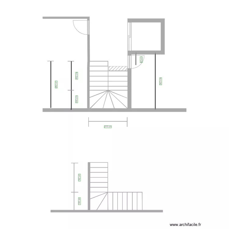 Heinen-Bley. Plan de 32 et 15 m² Heinen-Bley. Plan de 32 et 15 m²
