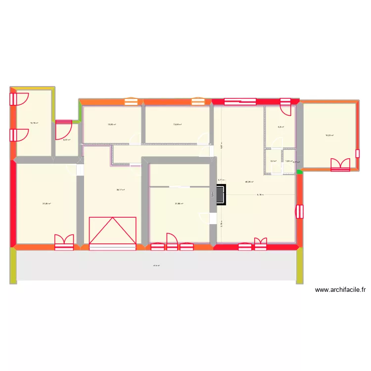 Rancy 2. Plan de 13 et 215 m² Rancy 2. Plan de 13 et 215 m²