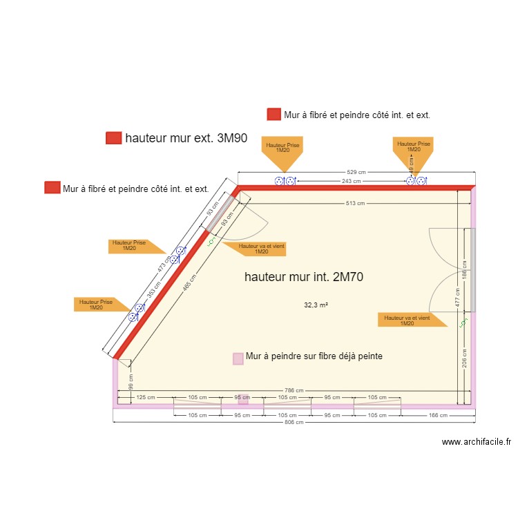 salle Eléna .1. Plan de 0 pièce et 0 m2