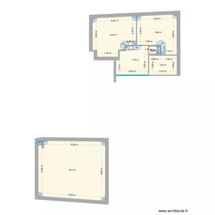 V2 TOULON. Plan de 6 Pièces et 54 m² V2 TOULON. Plan de 6 Pièces et 54 m²