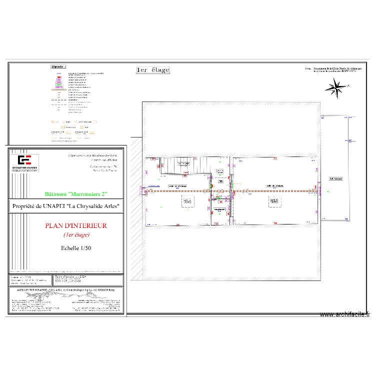 MARRONNIERS 2 étage. Plan de 0 pièce et 0 m2