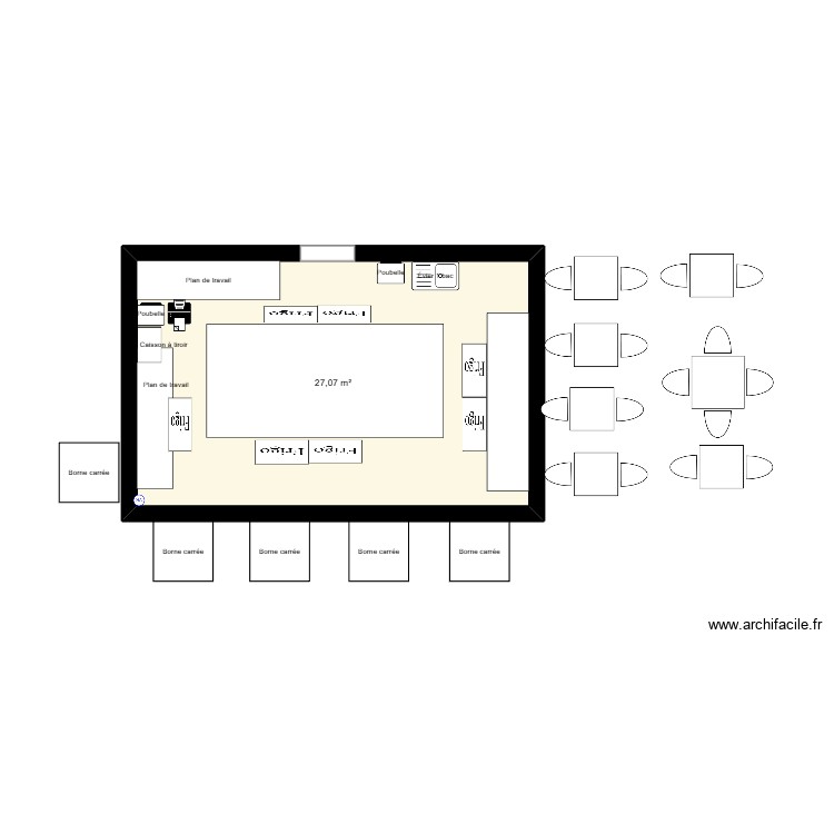 WF La d&eacute;fense. Plan de 0 pièce et 0 m2