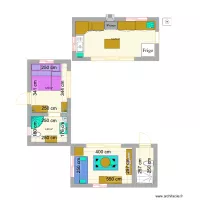 plan 1 chambre en face