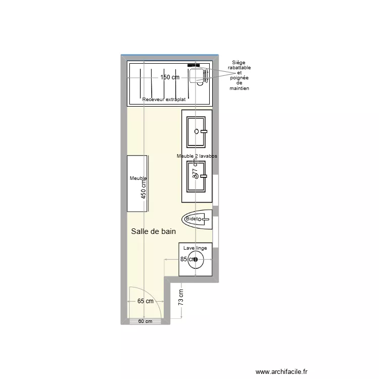 SERRE SDB adaptation. Plan de 