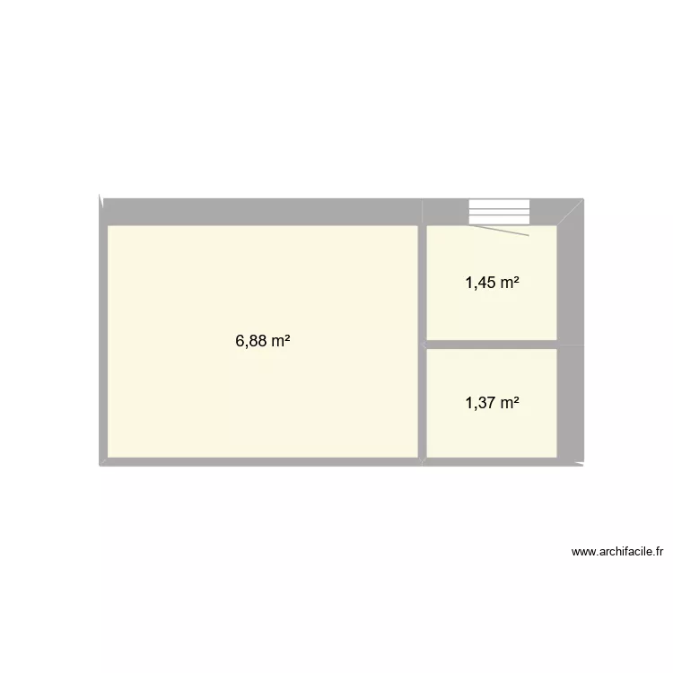 M CLUZEAU - adaptation sde et WC existants. Plan de 7 et 12 m² M CLUZEAU - adaptation sde et WC existants. Plan de 7 et 12 m²