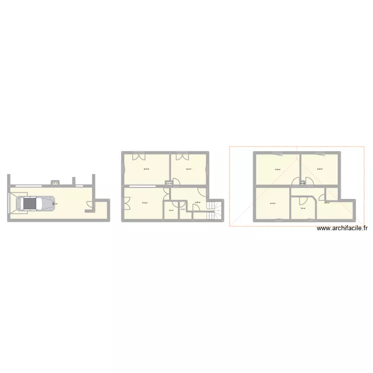 maison principale. Plan de 15 Pièces et 177 m² maison principale. Plan de 15 Pièces et 177 m²
