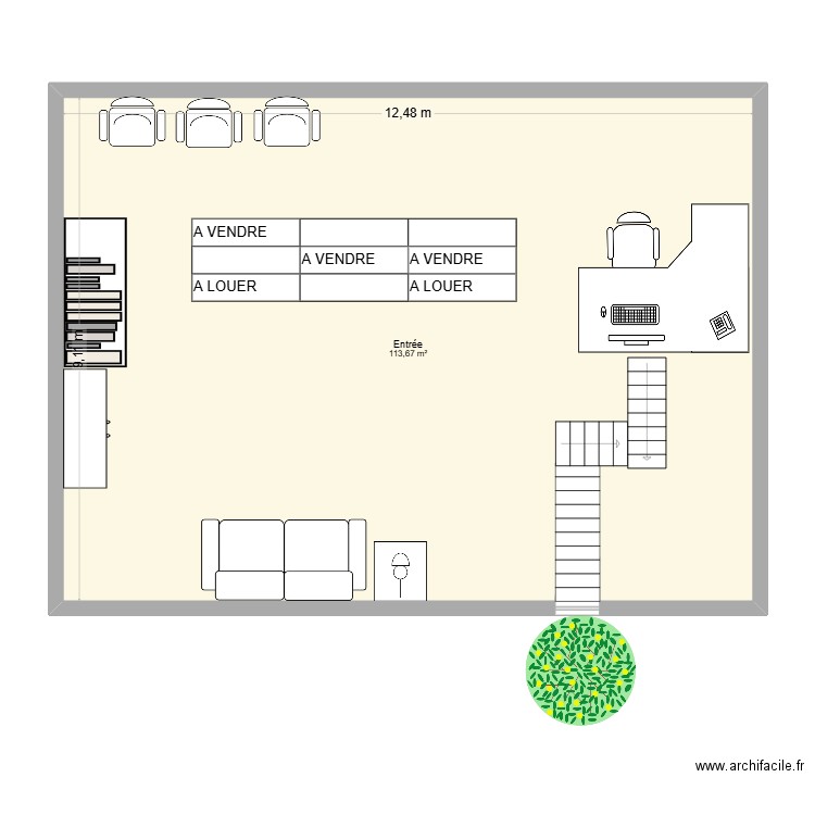 archifacile. Plan de 0 pièce et 0 m2