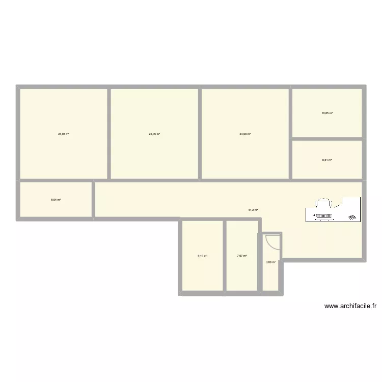 boissy. Plan de 10  et 163 m²