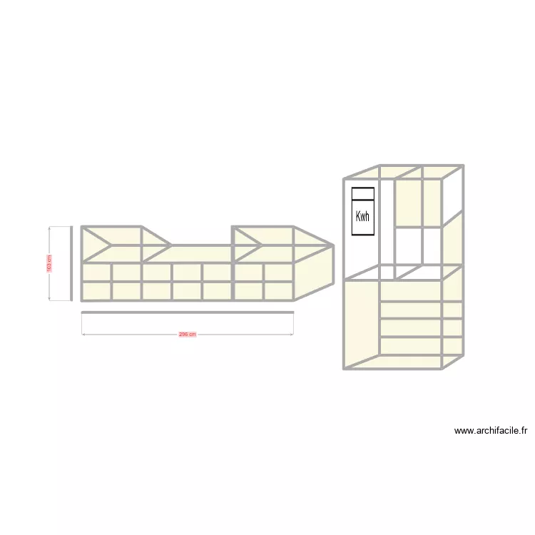 ISA - Amenagement grenier. Plan de 