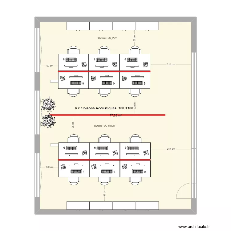 Bureau TEC. Plan de Bureau TEC. Plan de