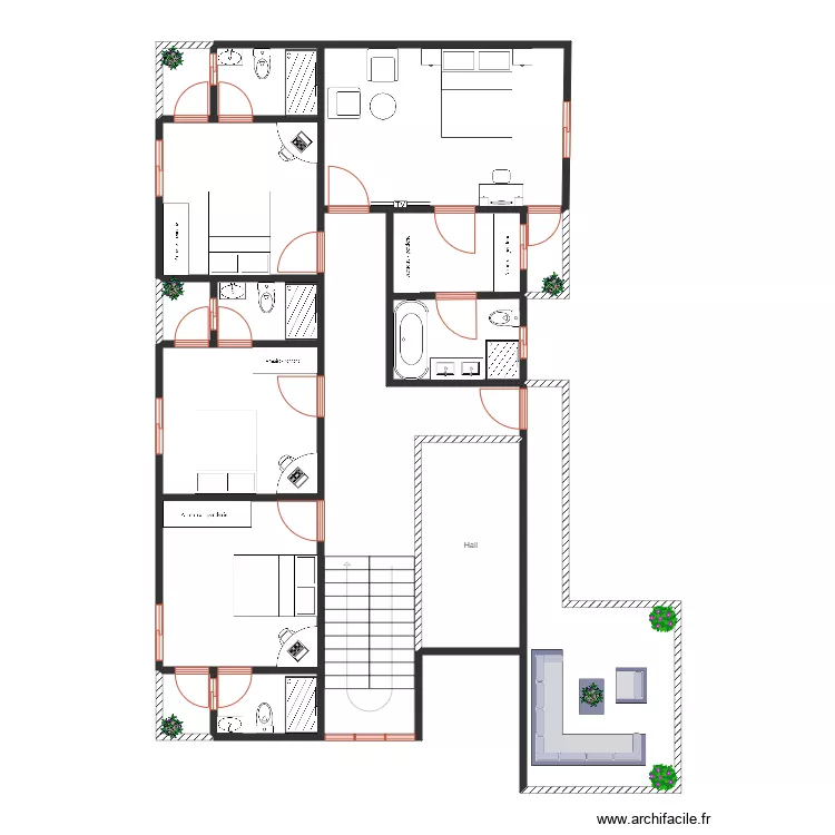 Oyoma r1 2 am&eacute;nagement . Plan de 