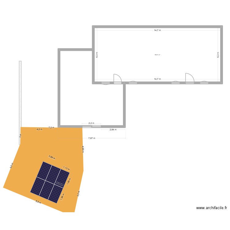 carportpourdevis. Plan de 1 pièce et 93 m2