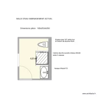 Salle d'eau AMENAGEMENT ACTUEL 1