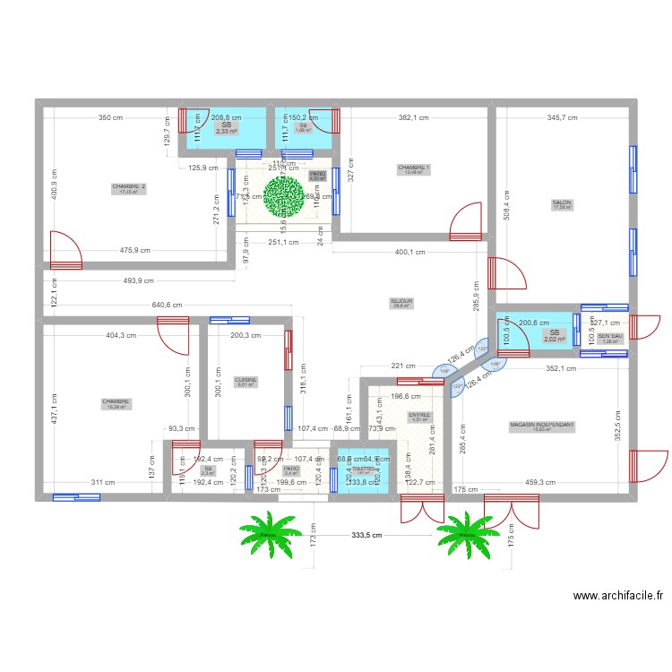 Ndiakhirate II - Plan de modification. Plan de 0 pièce et 0 m2