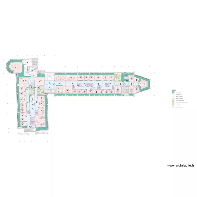 Imp&eacute;ratrice &eacute;tage +3 (cegelec). Plan de 