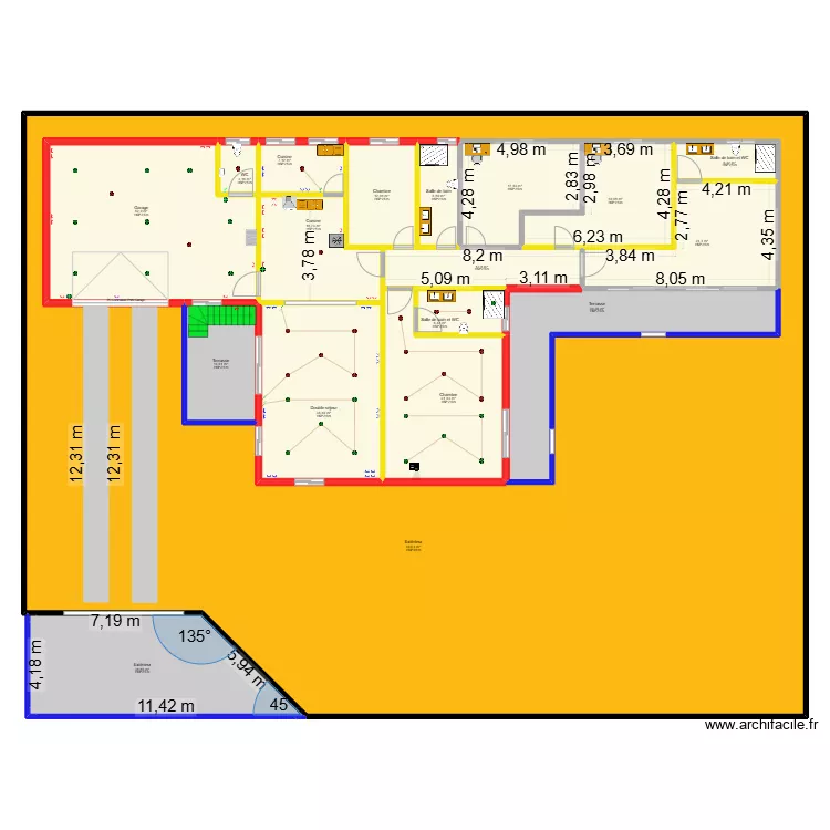 KIMONY CALQUES. Plan de 