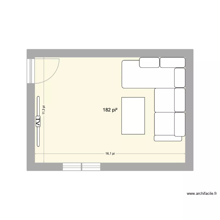 salon. Plan de 1 et 17 m² salon. Plan de 1 et 17 m²