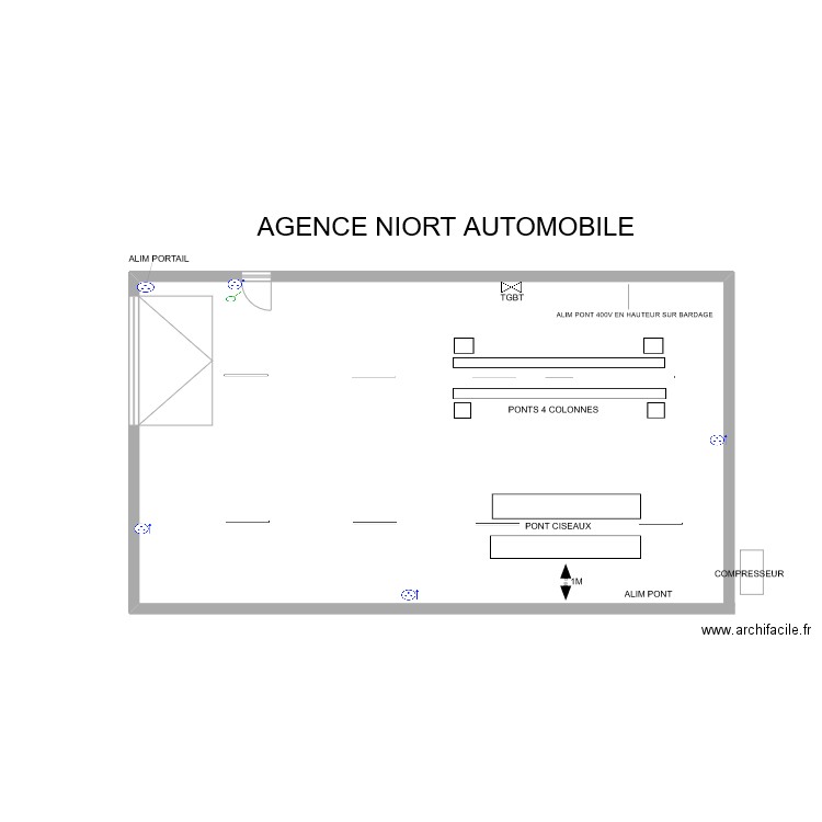 AGENCE NIORT AUTOMOBILES. Plan de 0 pièce et 0 m2