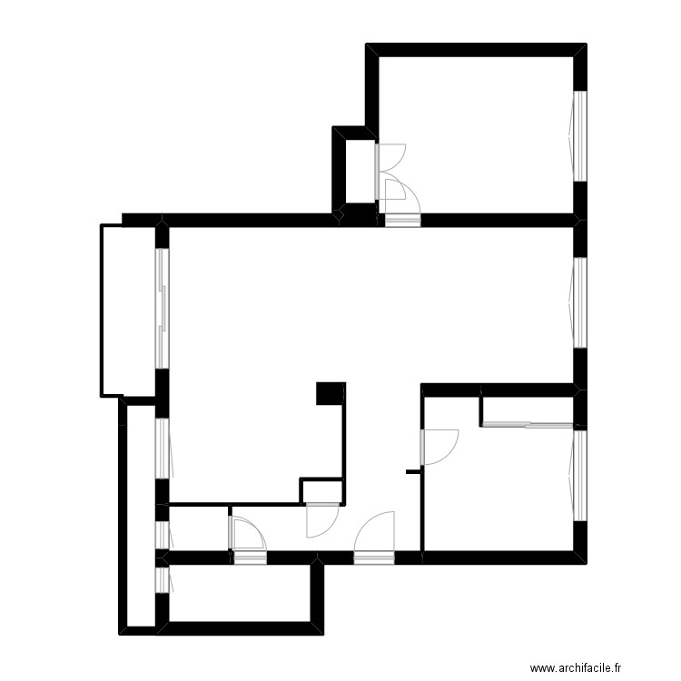 Clav. Plan de 8 pièces et 68 m2