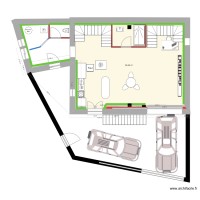 Plan RDC avec escalier différent