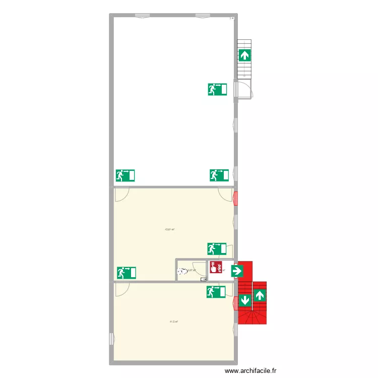 Timon david - AT9 existant bis. Plan de 