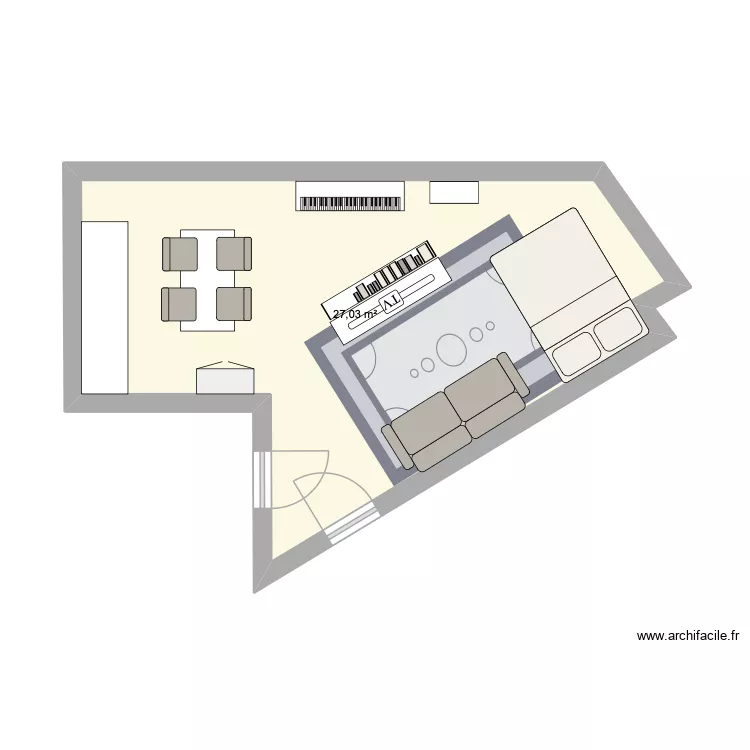 Mons Home V2. Plan de 1 et 27 m² Mons Home V2. Plan de 1 et 27 m²