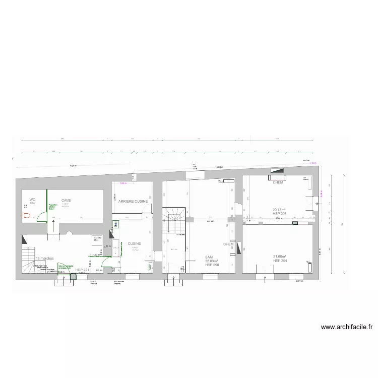 cotations septemes. Plan de cotations septemes. Plan de